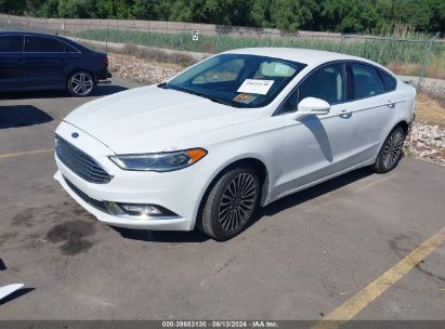 2017 FORD FUSION TITANIUM White  Gasoline 3FA6P0K93HR115632 photo #3