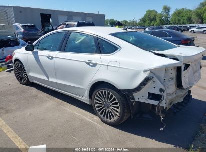 2017 FORD FUSION TITANIUM White  Gasoline 3FA6P0K93HR115632 photo #4