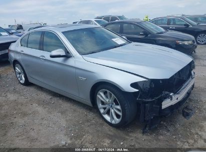 2014 BMW 535D XDRIVE Silver  Diesel WBAFV3C58ED686077 photo #1