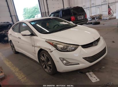 2014 HYUNDAI ELANTRA LIMITED White  Gasoline 2HGFG3B84CH514252 photo #1