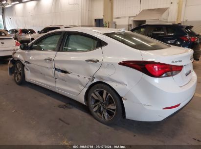 2014 HYUNDAI ELANTRA LIMITED White  Gasoline 2HGFG3B84CH514252 photo #4