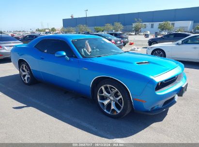 2015 DODGE CHALLENGER SXT PLUS Blue  Flexible Fuel 2C3CDZBGXFH775429 photo #1