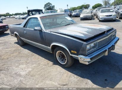 1986 CHEVROLET EL CAMINO Gray  Gasoline 3gccw80h7gs909422 photo #1