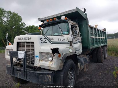 1985 MACK RD686S LOADED WITH DIRT White  Diesel 2M2P137C9FC013307 photo #3