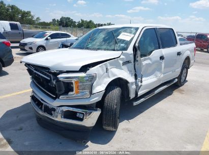 2019 FORD F-150 XLT White  Gasoline 1FTEW1C5XKFA66797 photo #3