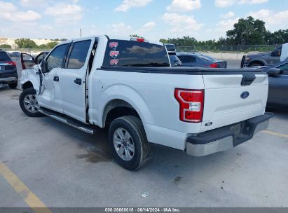 2019 FORD F-150 XLT White  Gasoline 1FTEW1C5XKFA66797 photo #4