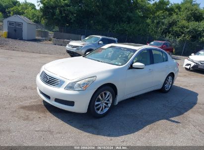 2009 INFINITI G37X White  Gasoline JNKCV61FX9M355668 photo #3