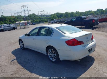 2009 INFINITI G37X White  Gasoline JNKCV61FX9M355668 photo #4