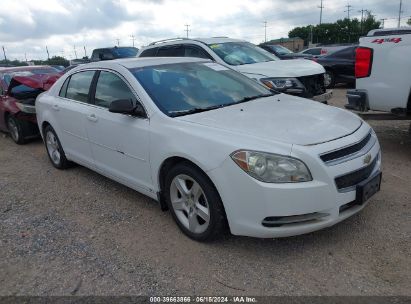 2009 CHEVROLET MALIBU LS White  Gasoline 1G1ZG57B89F209612 photo #1