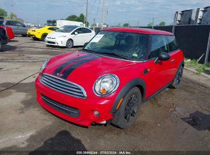 2012 MINI COOPER Red  Gasoline WMWSU3C59CT542994 photo #3