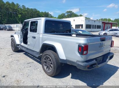 2023 JEEP GLADIATOR OVERLAND 4X4 Silver  Gasoline 1C6HJTFG6PL514036 photo #4