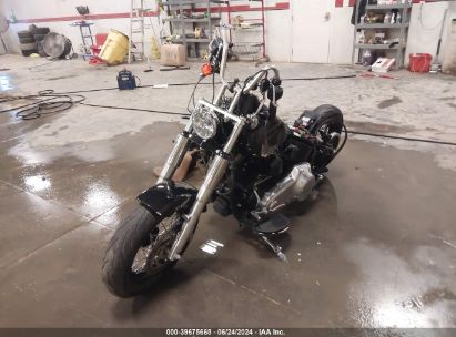 2015 HARLEY-DAVIDSON FLS SOFTAIL SLIM Black  Gasoline 1HD1JRV10FB035723 photo #3