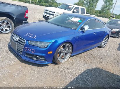 2016 AUDI S7 4.0T Blue  Gasoline WAUW2AFC0GN035594 photo #3