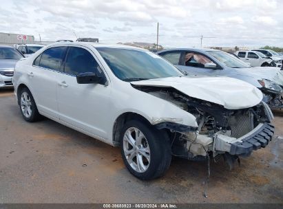 2012 FORD FUSION SE White  Flexible Fuel 3FAHP0HG0CR130144 photo #1