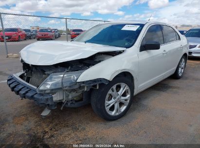 2012 FORD FUSION SE White  Flexible Fuel 3FAHP0HG0CR130144 photo #3