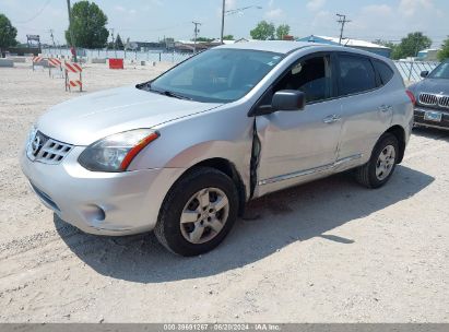 2014 NISSAN ROGUE SELECT S Silver  Gasoline JN8AS5MV7EW200366 photo #3