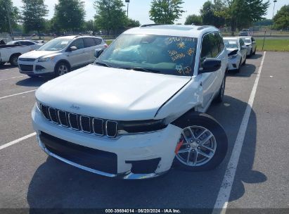 2024 JEEP GRAND CHEROKEE L LAREDO X 4X4 White  Gasoline 1C4RJKAG6R8538776 photo #3