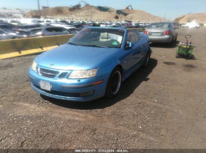 2007 SAAB 9-3 2.0T Blue  Gasoline YS3FD79Y576003704 photo #3