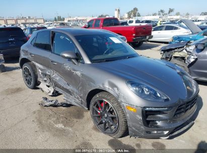 2017 PORSCHE MACAN TURBO Gray  Gasoline WP1AF2A50HLB61823 photo #1