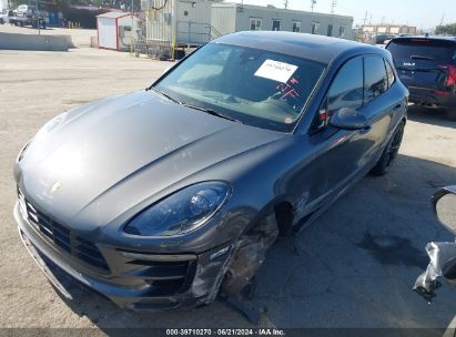 2017 PORSCHE MACAN TURBO Gray  Gasoline WP1AF2A50HLB61823 photo #3