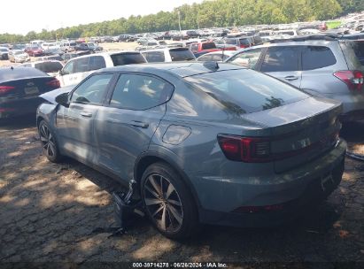 2021 POLESTAR 2 LAUNCH EDITION Blue  Electric LPSED3KA8ML009415 photo #4