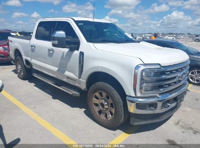 2023 FORD F-250 LARIAT White  Diesel 1FT8W2BT7PEC49297 photo #1