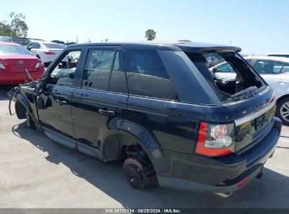 2012 LAND ROVER RANGE ROVER SPORT SUPERCHARGED Black  Gasoline SALSH2E46CA720600 photo #4