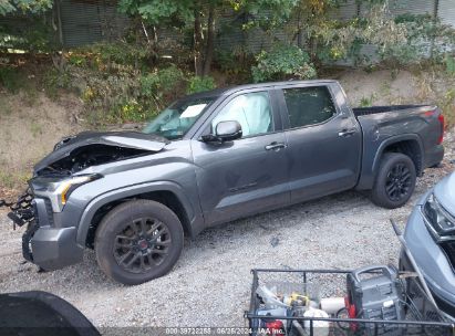 2024 TOYOTA TUNDRA CREWMAX SR/CREWMAX SR5 Gray  Gasoline 5TFLA5DB4RX169333 photo #3