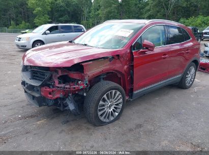 2016 LINCOLN MKC RESERVE Red  Gasoline 5LMCJ3C94GUJ20496 photo #3