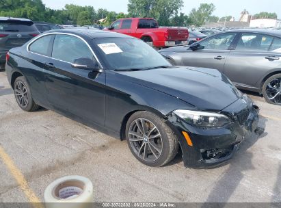 2021 BMW 230I Black  Gasoline WBA2J1C06M7H29057 photo #1