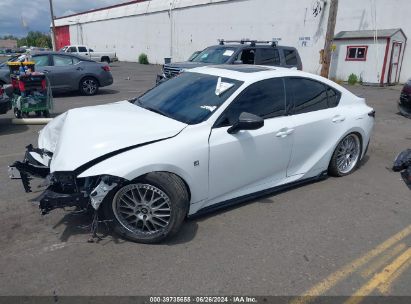 2022 LEXUS IS 350 F SPORT White  Gasoline JTHSZ1E26N5023533 photo #3