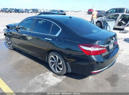 2016 HONDA ACCORD EX-L Black  Gasoline 1HGCR2F87GA101375 photo #4