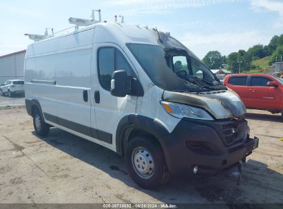 2023 RAM PROMASTER 2500 HIGH ROOF 159 WB White  flexible fuel 3C6LRVDG4PE526101 photo #1