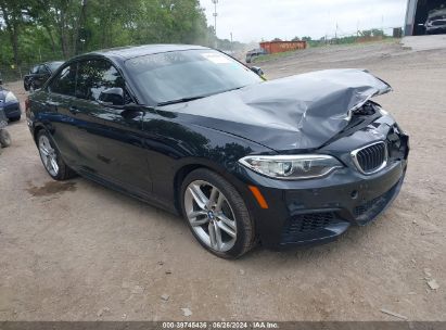 2016 BMW 228I XDRIVE Black  Gasoline WBA1G9C58GV726775 photo #1