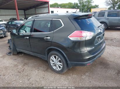 2016 NISSAN ROGUE SV Black  Gasoline KNMAT2MV0GP674762 photo #4