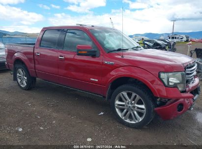 2013 FORD F-150 LIMITED Burgundy  Gasoline 1FTFW1ET8DFA19996 photo #1