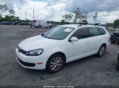 2011 VOLKSWAGEN JETTA SPORTWAGEN 2.5L SE White  Gasoline 3VWPX7AJ2BM610277 photo #3