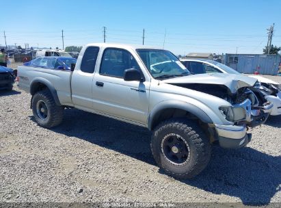 2003 TOYOTA TACOMA BASE V6 Silver  Gasoline 5TEWN72N33Z299226 photo #1