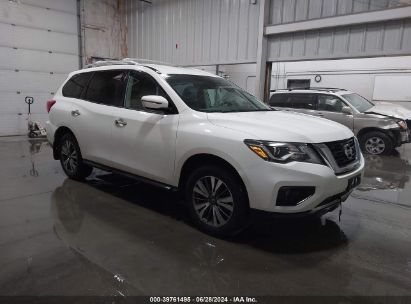 2017 NISSAN PATHFINDER SV White  Gasoline 5N1DR2MM6HC649596 photo #1