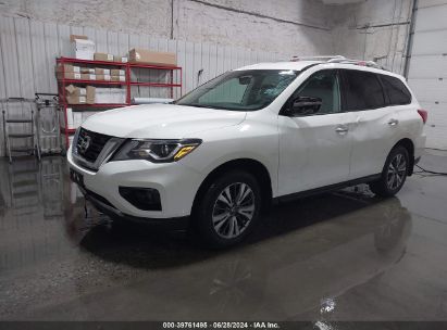 2017 NISSAN PATHFINDER SV White  Gasoline 5N1DR2MM6HC649596 photo #3