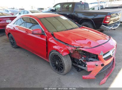 2014 MERCEDES-BENZ CLA 250 Red  Gasoline WDDSJ4EBXEN149362 photo #1