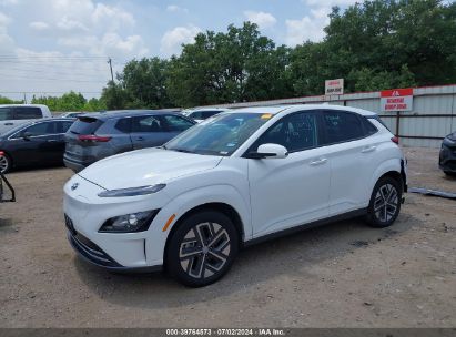 2023 HYUNDAI KONA ELECTRIC SEL White  Electric KM8K33AG5PU193340 photo #3