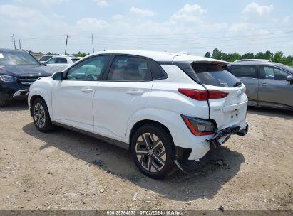 2023 HYUNDAI KONA ELECTRIC SEL White  Electric KM8K33AG5PU193340 photo #4