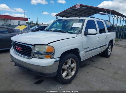 2003 GMC YUKON XL 1500 SLE White  Flexible Fuel 1GKFK16ZX3J165296 photo #3