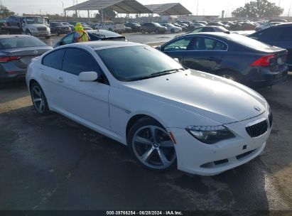 2008 BMW 650I White  Gasoline WBAEA53578CV91507 photo #1