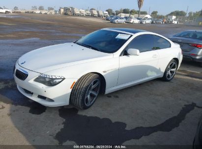 2008 BMW 650I White  Gasoline WBAEA53578CV91507 photo #3