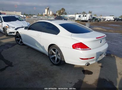 2008 BMW 650I White  Gasoline WBAEA53578CV91507 photo #4