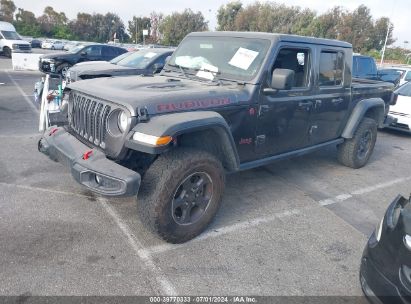 2022 JEEP GLADIATOR RUBICON 4X4 Gray  Gasoline 1C6JJTBG0NL113991 photo #3