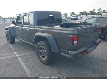 2022 JEEP GLADIATOR RUBICON 4X4 Gray  Gasoline 1C6JJTBG0NL113991 photo #4