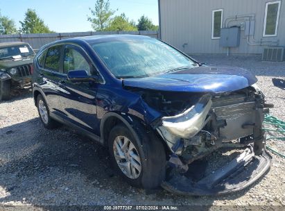 2015 HONDA CR-V EX Blue  Gasoline 2HKRM4H51FH633122 photo #1